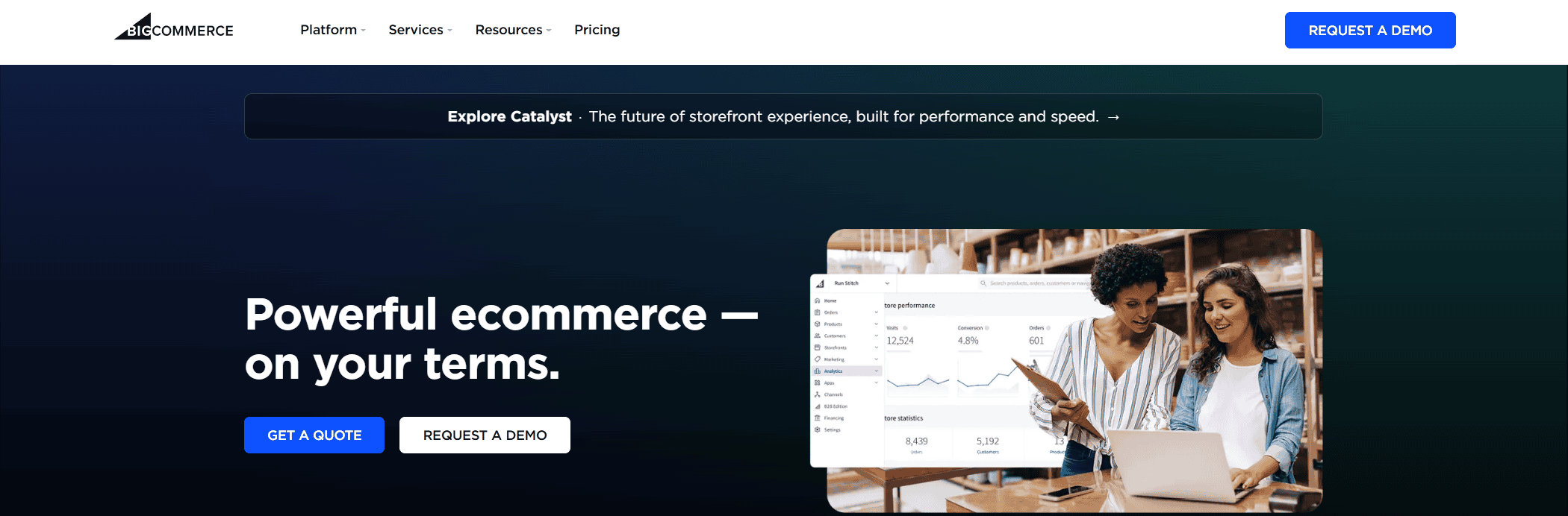 big commerce website