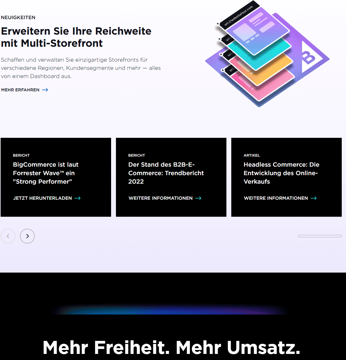 big commerce website